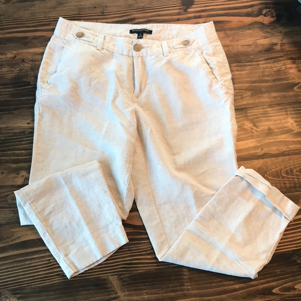 Linen Crop Pant